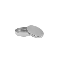 Paslanmaz Çelik Petri Kabı 80mm - Petri Kutusu Kapaklı