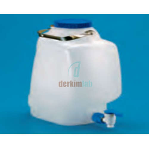 Bidon, PP, Vakum için, Tutacaklı, 20 L