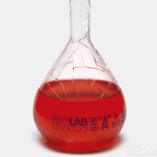 Balon Joje, Amber, Cam,Class A, PP Kapaklı, Grup Sertifikalı Beyaz Skala, 25 ml - NS 10/19