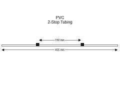 2-stop PVC Black-Black Pump Tubing PE