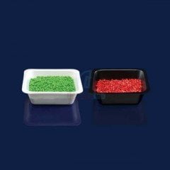 Tartım Kabı, P.S, Kare Form, Beyaz, 250 ml100 Adet / Paket