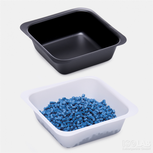 Tartım Kabı, P.S, Kare Form, Siyah, 100 ml- Gamma Steril 10 Adet / Paket