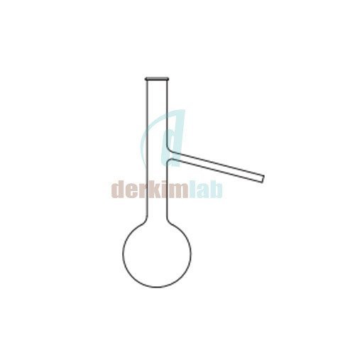 Engler distilasyon balonu , Şilifsiz 150 ml Hacim