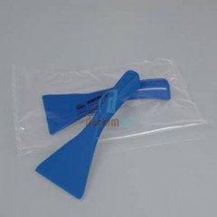 BURKLE Gıda Maddeleri için Kazıyıcı,Mavi,PS, steril, 80 mm,  5378-3030