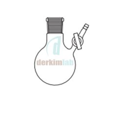 Azot (Schlenk) balonu , Cam Musluklu 50 ml Hacim, NS : 14,5/23