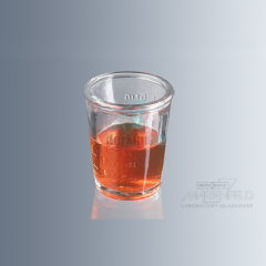 İlaç Kadehi, Cam, Taksimatlı 25 ml(5 Ad./Pk)