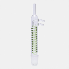 Isolab Soxhlet için Dimroth Soğutucu, 30 ml, Erkek Şilif : NS 29/32, Cam Yan Kol