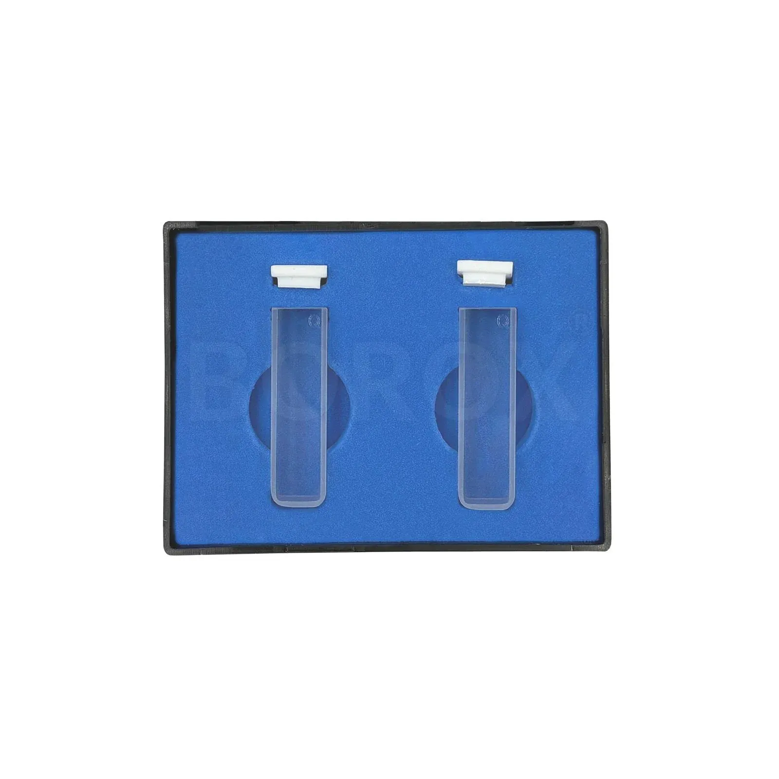 Kuvars Spektrofotometre Küveti - Makro 3.5 ml Kapaklı 10 mm Işık Yollu - 2 Adet