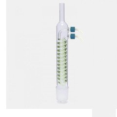 Isolab Soxhlet için Dimroth Soğutucu, 30 ml, Erkek Şilif : NS 29/32, P.P Yan Kol