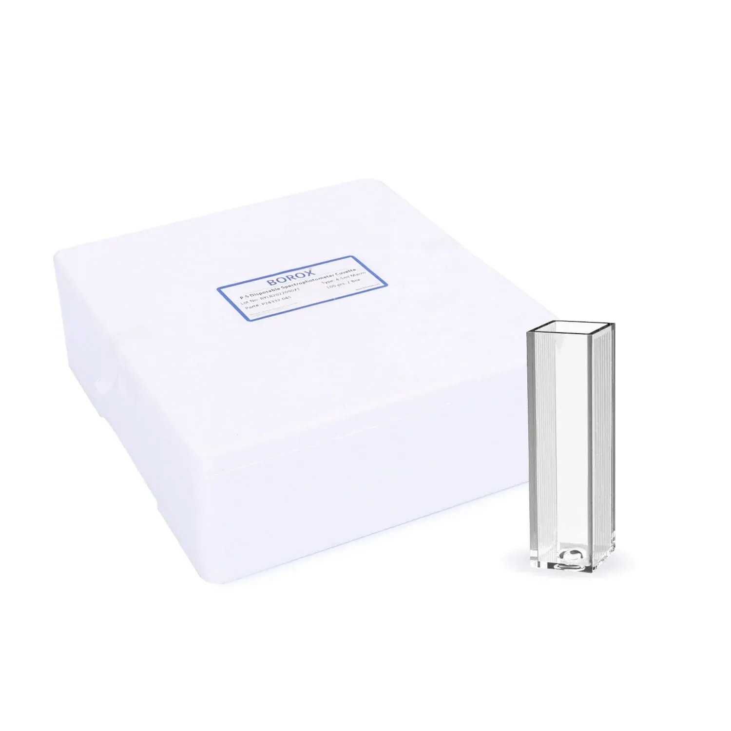 Plastik Spektrofotometre Küveti 4.5 ml - 100AD