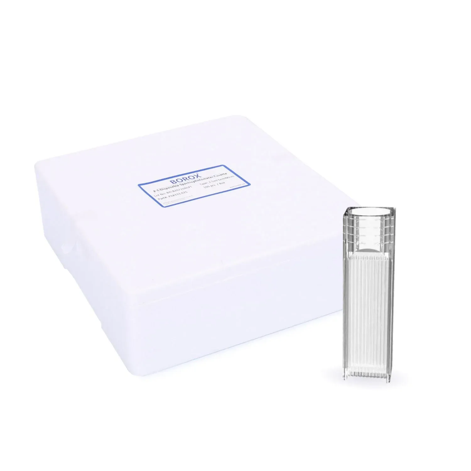 Plastik Spektrofotometre Küveti 2.5 ml - 100Ad