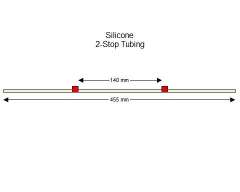 2-stop Silicone Red-Red Pump Tubing