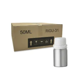 RIGU-31 Alüminyum Şişe 50 ml - Tıpalı ve Kapaklı Şişe Metal 322 Adet Çok AL & Az Öde