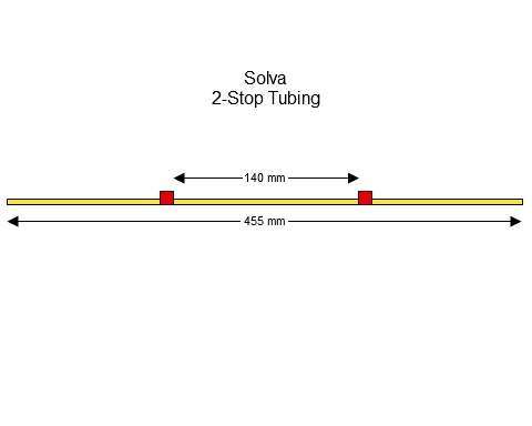 2-stop Solva Red-Red Pump Tubing