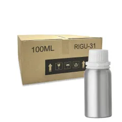 RIGU-31 Alüminyum Şişe 100 ml - Tıpalı ve Kapaklı Şişe Metal  240Ad Çok AL & Az Öde