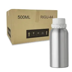 RIGU-31 Alüminyum Şişe 500 ml - Tıpalı ve Kapaklı Şişe Metal 100Ad