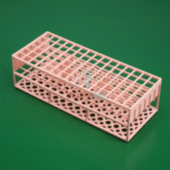 Tüp Sporu, Kare Delikli, Plastik, 13 mm, 90 Delikli, Pembe, 1 Ad.