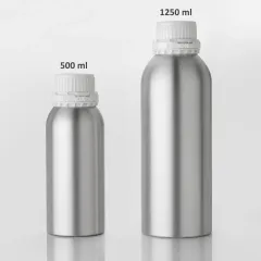 RIGU-31 Alüminyum Şişe 1250 ml - Tıpalı ve Kapaklı Şişe Metal
