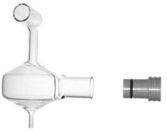 Cyclonic Spray Chamber, Pyrex, No Baffle, with Neb Adapter