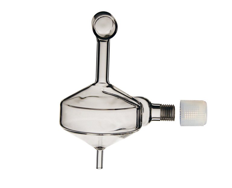Cyclonic Spray Chamber, Pyrex, No Baffle, O-ring Free