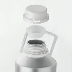 RIGU-60 Alüminyum Şişe 10 LT - Tıpalı ve Kapaklı Bidon Metal 4Ad Çok AL & Az Öde