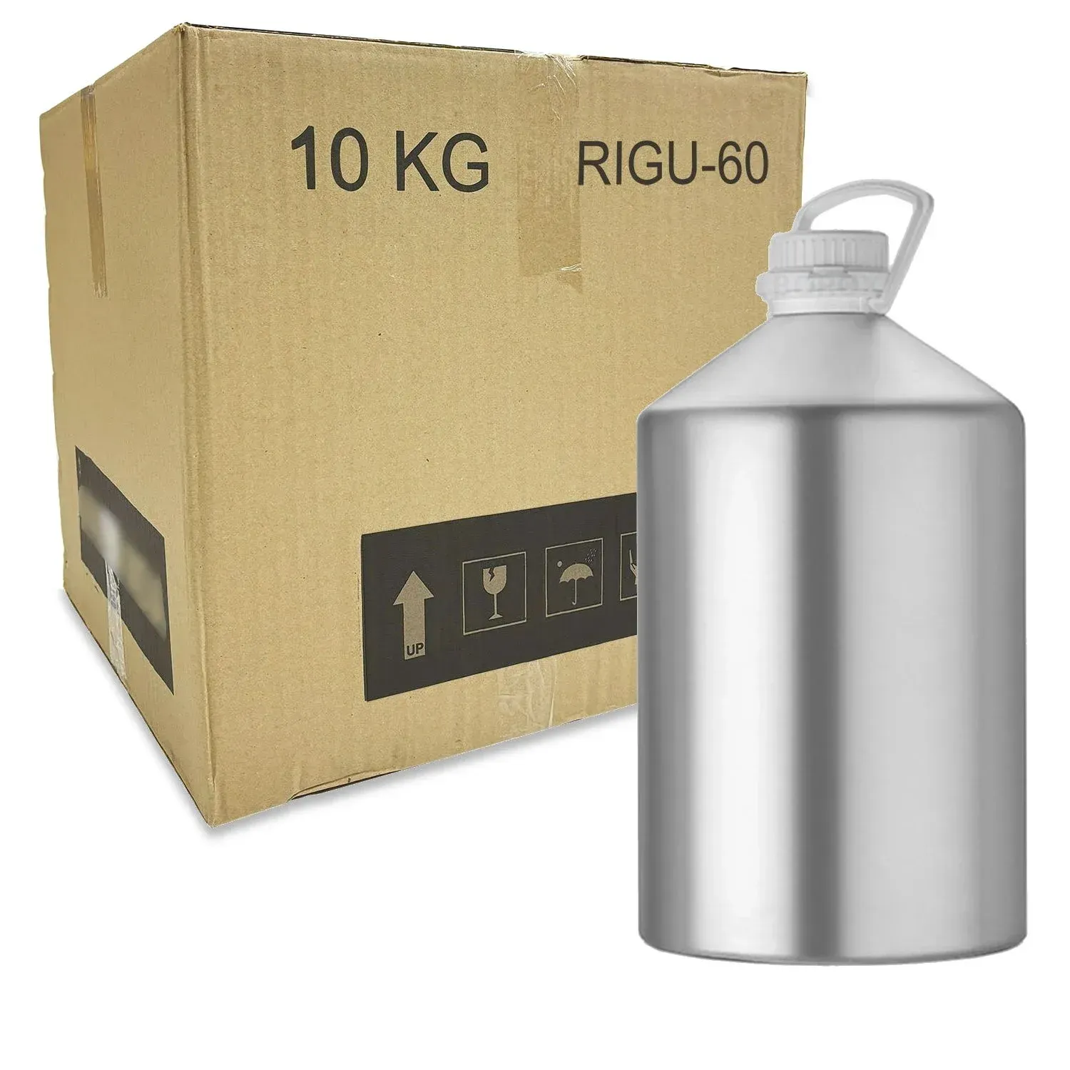 RIGU-60 Alüminyum Şişe 25 LT - Tıpalı ve Kapaklı Bidon Metal 2Ad Çok AL & Az Öde