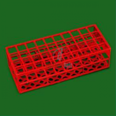 Tüp Sporu, Ekonomik, Kare Delikli, Plastik Ps, 17 mm, 60 Delikli, Kırmızı, 1 Ad.