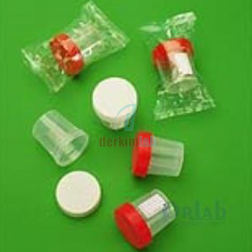 Numune Kabı, Plastik, PP, Hacim 180 ml- 25 Ad.