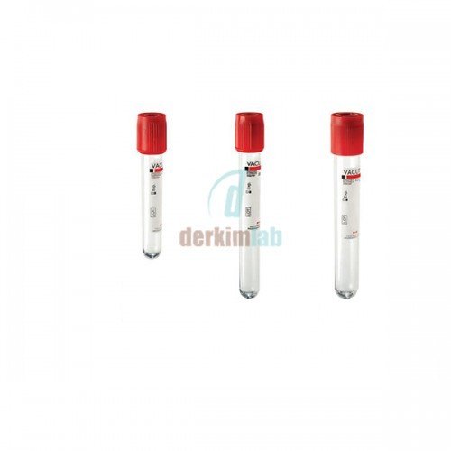 Vakumlu Boş Tüp, 4 ml, 13 X 75 mm, Kırmızı (1000 Ad./Pk)