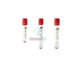 Vakumlu Boş Tüp, 4 ml, 13 X 75 mm, Kırmızı (1000 Ad./Pk)