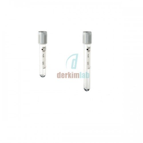 Vakumlu Glukoz Tüpü, 2 ml, 13X75 mm, Gri, Kf+Na2 Edta (1000 Ad./Pk)