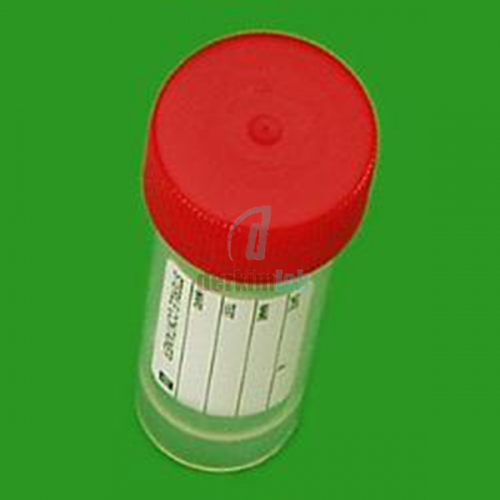 Numune Kabı, Hacim 25 ml, Kaşıksız, Steril, Etiketli, 1000 Ad.
