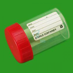 Numune Kabı, Plastik, PP, Hacim 60 ml,Steril, Etiketli (Ce), 50 Ad.