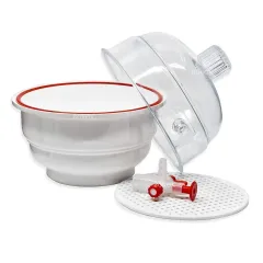 Plastik Vakumlu Desikatör 300mm- Desikatör Kapağı Disk Dahil -20 °C – +135 °C
