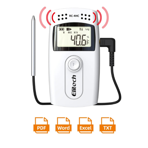 RC-4HC Mini Sıcaklık ve Nem Kayıt Cihazı Datalogger Dahili Prob-30°C +60°C Harici Sensör -40°C+85°C