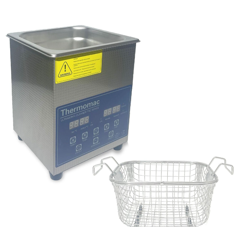 Ultrasonik Temizleyici Banyo - Yıkama Cihazı Sepetli 2L, 20°C -80°C