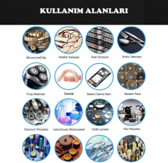 Ultrasonik Temizleyici Banyo - Yıkama Cihazı Sepetli 22L, 20°C -80°C