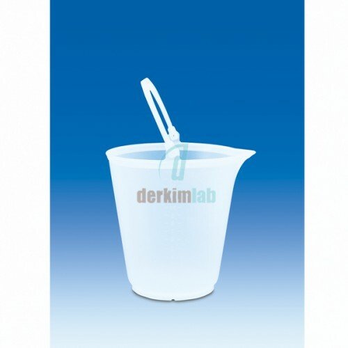 Kova - Oluk Ağzı (Pp) - Şeffaf, Dereceli - Kimyasallara Dayanaklı 12 litre