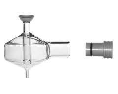 Cyclonic Spray Chamber Pyrex, Baffled, with Neb Adapter