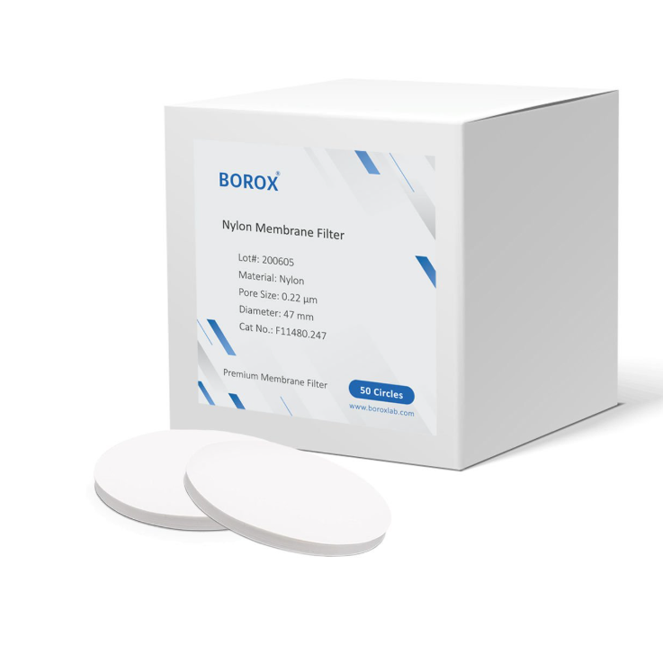 Borox  Nylon Membran Filtre 0.45 µm 47 mm – Naylon Membran Filtre – 50 Adet