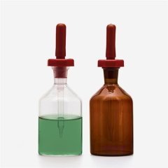 Isolab Damlatma Şişesi, Cam & Şilifli, Amber, 100 ml