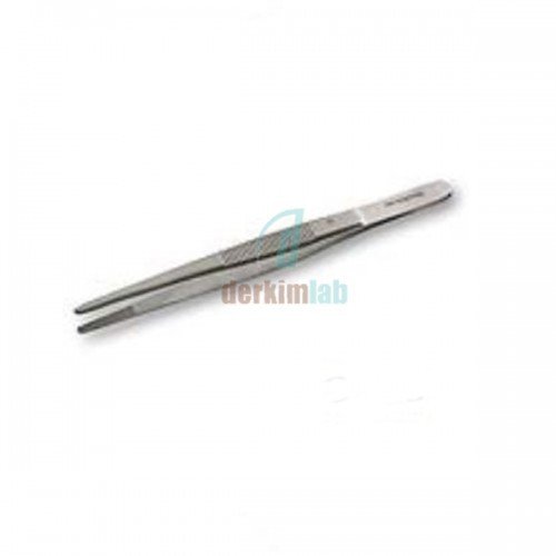 Penset, Anatomik, Küt Uçlu, 13 Cm, Paslanmaz Çelik, Cerrahi Amaçlı Değil (10 Ad./Pk)