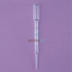 Pastör Pipeti, Hacim 3 ml, Uzunluk 150 mm, Taksimatlı, 26 Damla/Ml, Tek Tek Poşette Steril, 100 Ad.