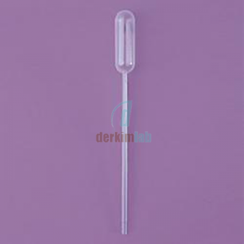 Pastör Pipeti, Kapiler, Hacim 2.75 ml, Uzunluk 155 mm, 30 Damla/Ml, Tek Tek Poşette Steril, 100 Ad.