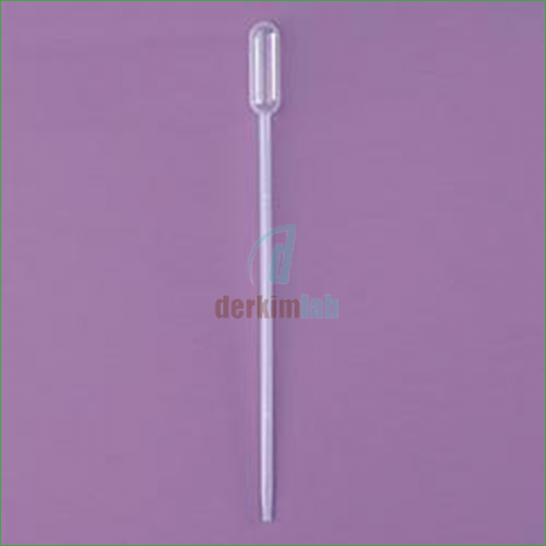 Pastör Pipeti, Hacim 2.5 ml, Uzunluk 220 mm, Taksimatlı, 21 Damla/ml, 400 Ad.