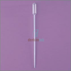 Pastör Pipeti, Hacim 2.5 ml, Uzunluk 220 mm, Taksimatlı, 21 Damla/ml, 400 Ad.