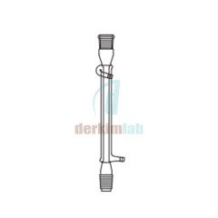 Düz (Liebig) soğutucu, Çift Şilifli NS : 14,5/23 , Ceket Boyu 300 mm