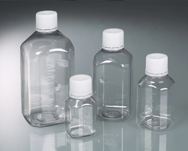 Laboratory bottle PET sterile, clear, 250 ml