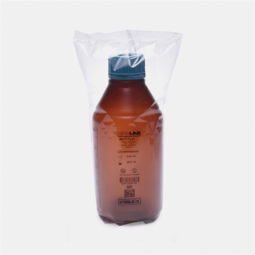 Şişe, Iso, Vida Kapaklı, Orta Boyun, P.P, Amber, 1000ml, Steril
