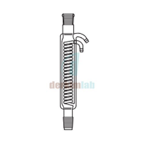 Çift ceketli (Intensif) soğutucu, çift şilifli  NS : 29/32 , Ceket Boyu 250 mm